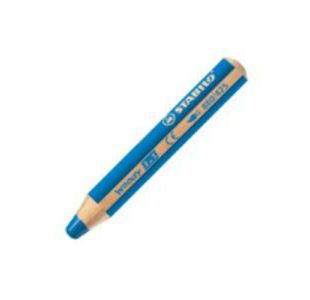 Stabilo Woody 3 In 1 Pencils Blue