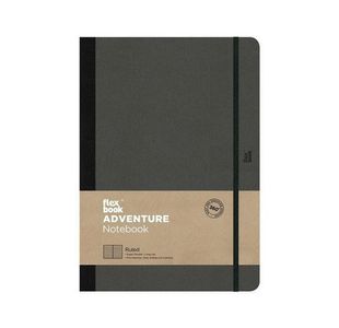 Flexbook Adv 17X24Cm Rule/Date Blk Pk3