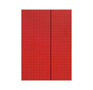 Circulo Notebook Red On Black A4 Unlined