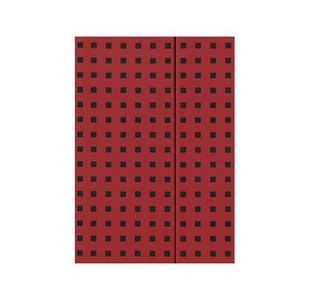 Quadro Notebook Red On Black B5, Unlined