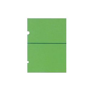 Buco Notebook Lime Green B7, Unlined