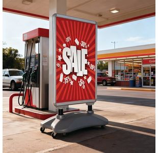 Forecourt Water Base + Snap Frame A1