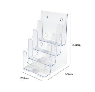 4 Tier 4 Pkt Lit Holder A4 Portrait