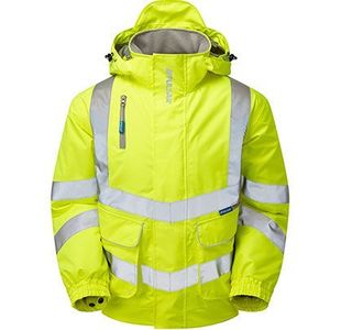 P191 Mens Ylw Wpf Hi-Vis Bomber 3Xl