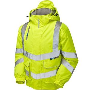 P191 Mens Ylw Wpf Hi-Vis Bomber L