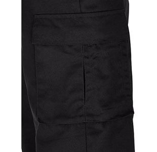 Mens Black Cargo Trousers 38R