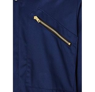 Navy Zip-Up Overalls Xl Tall