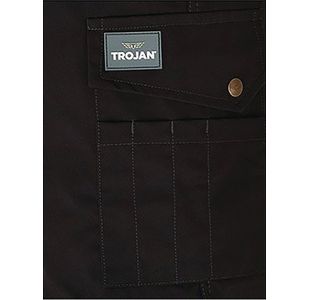 Mens Black/Grey Mpocket Trousers 32R