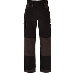 Mens Black/Grey Mpocket Trousers 38R