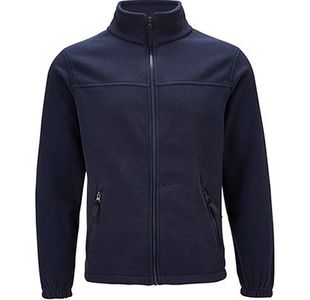 Unisex Navy Fleece Jacket 3Xl
