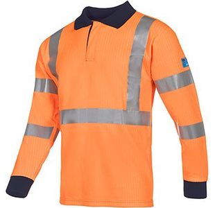 Lerby Org Ls Hi-Vis Polo 2Xl