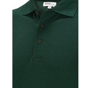Mens Bottle Green Polo Shirt M
