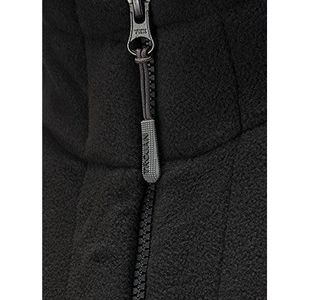 Glacier Mens Black Fleece Jacket L