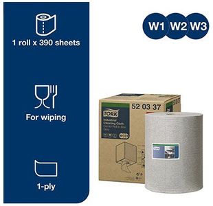 Grey Combi Cleaning Cloths Roll 148M