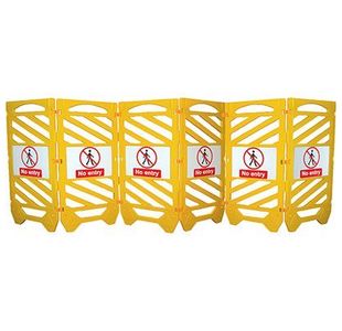 Yellow No Entrybarrier