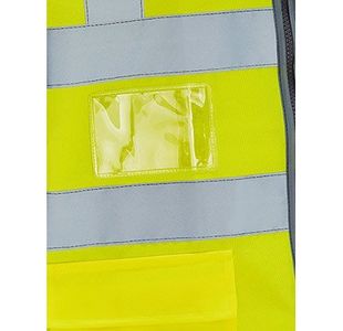 Ultra Ylw Zip-Up Hi-Vis Vest Xl
