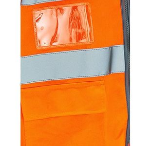 Ultra Org Ls Zip-Up Hi-Vis Vest L