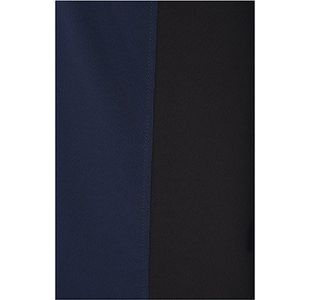 Contrast Navy/Black Wicking Polo L