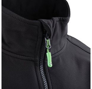 Mens Blk Softshell Jacket 5Xl