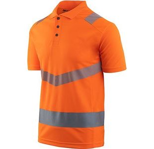 Orange Hi-Vis Polo Shirt 5Xl