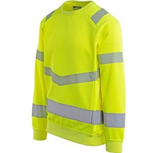 Yellow Hi-Vis Sweatshirt Xl