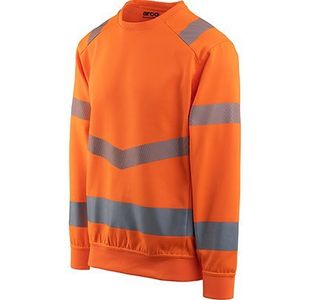 Orange Hi-Vis Sweatshirt S