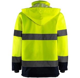 Yellow/Navy Wpf Hi-Vis Coat 4Xl