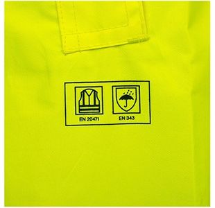 Yellow Hi-Vis Overtrousers 4Xl