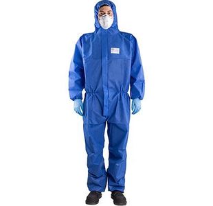 Sms Type 5/6 Blue Chem Coverall Xl