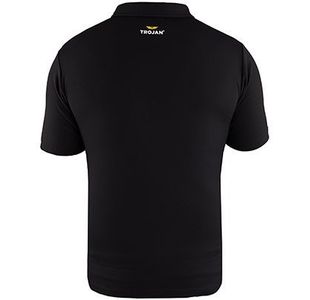 Mens Black Polo T-Shirt L