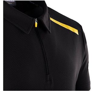 Mens Black Polo T-Shirt 3Xl
