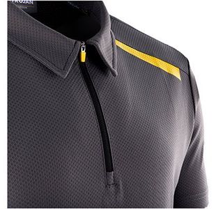 Mens Grey Polo T-Shirt Xl