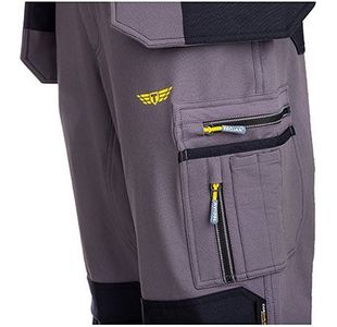 Tech Mens Grey Cargo Trousers 3Xl