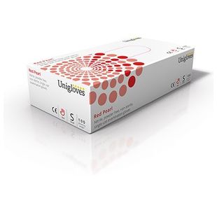 Red Nitrile Disb Gloves S Pk100