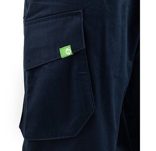 Mens Navy Cargo Trousers 28R