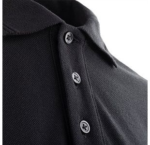 Responsible Mens Black Polo 2Xl