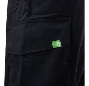Responsible Mens Blk Cargo Trs48R