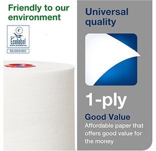 T6 White Mid-Toilet Roll Pk27