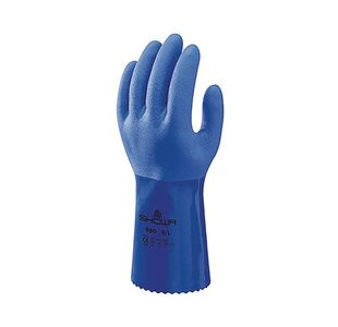 660 Blue Pvc Gloves 1Pr 8