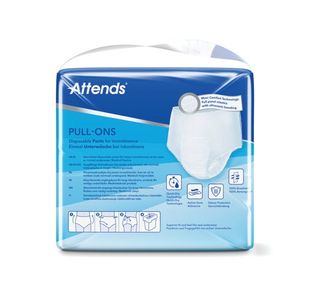 Attends Pullons Pant Sz 8L X4 Pk16