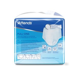 Attends Pullons Pant Sz 6M X4 Pk18