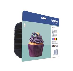 Brother Lc123 Ink Cart Mpk Cmyk