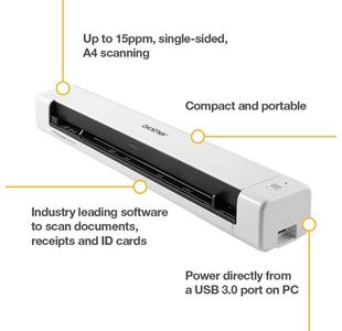 Brother Ds-640 Port Docu Scanner