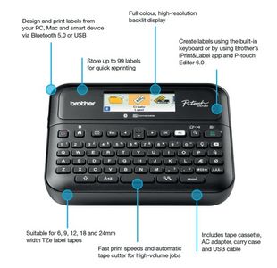 Brother Pt-D610Btvp Label Printer