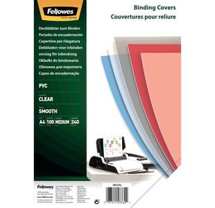 Fellowes Clear Cover 240Mic Pk100