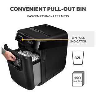 Fellowes Automax 150C Cross-Cut Shrd