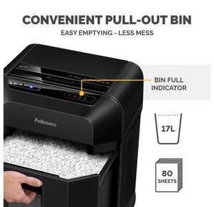 Fellowes Automax 80M Mini-Cut Shrd