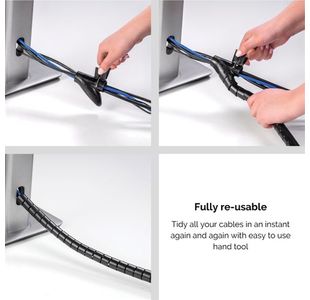 Fellowes Cablezips Black