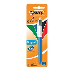 Bic 4 Colours Retract Ball Pen Pk10