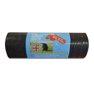 Greensack Med Dty Roll Blk Pk15